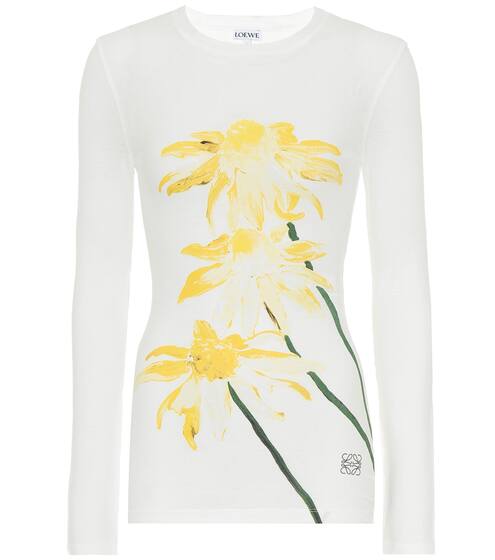 Printed cotton top | Loewe