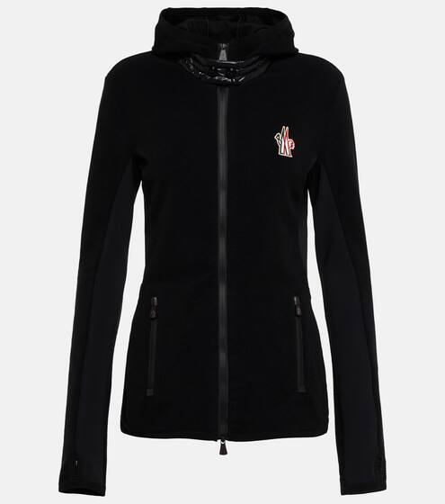 Maglia fleece zip-through hoodie | Moncler Grenoble
