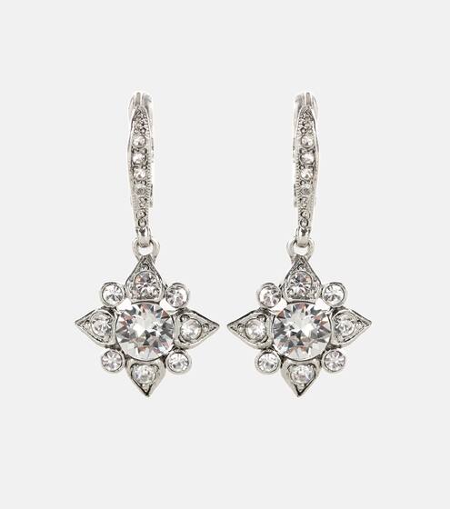 Crystal-embellished earrings | Oscar de la Renta