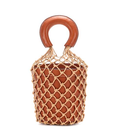 Moreau leather bucket bag | Staud