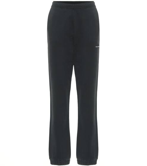 Logo cotton-jersey trackpants | Acne Studios