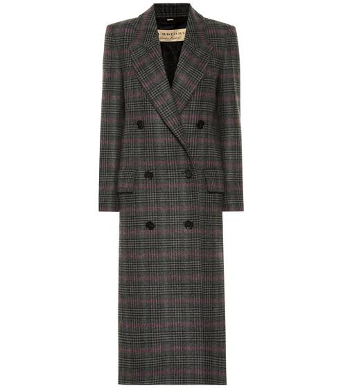 Checked wool coat | Burberry