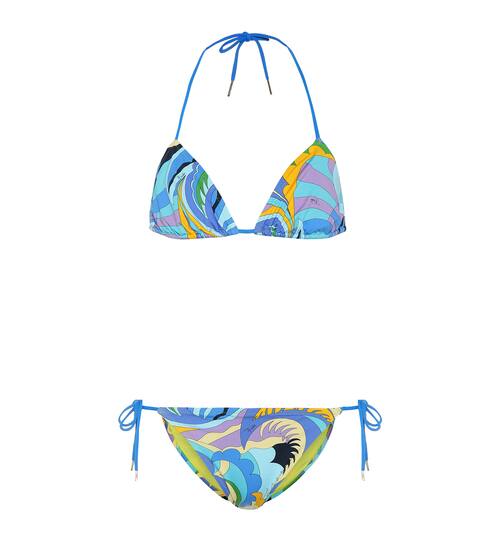 Bikini triangle imprimé | Emilio Pucci Beach