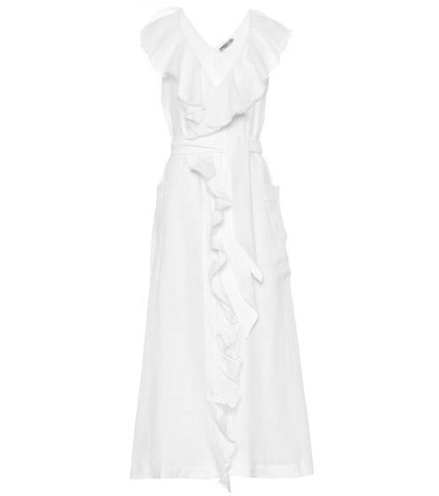 Exclusive to Mytheresa – Mabel linen midi dress | Three Graces London