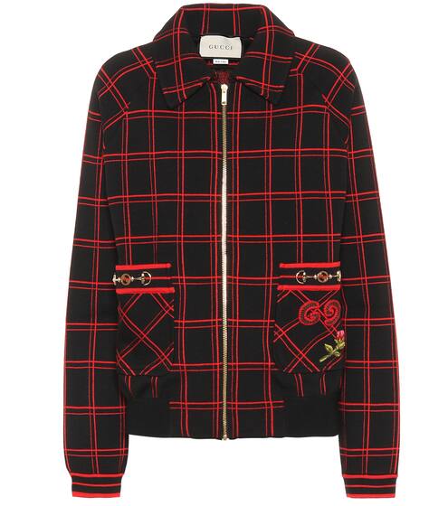 Checked wool jacket | Gucci