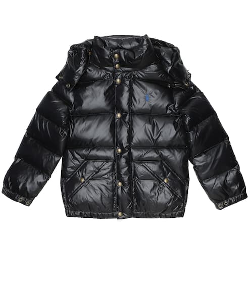 Moncler Enfant Exclusive to Mytheresa – Dom logo down Maya Hooded Down Coat | Moncler Enfant Mytheresa
