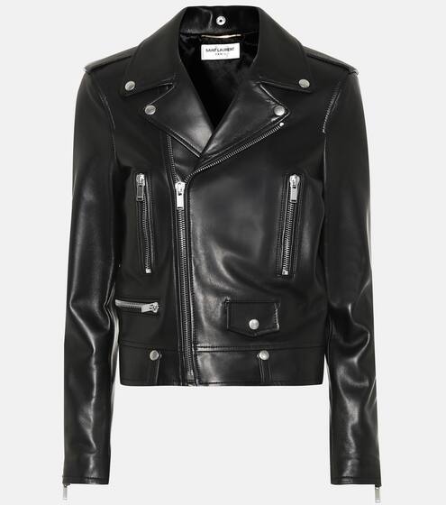 Leather biker jacket | Saint Laurent