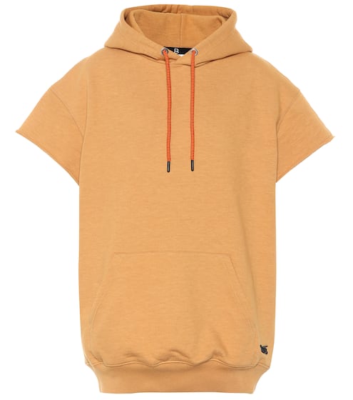 Short-sleeved cotton hoodie | Reebok x Victoria Beckham