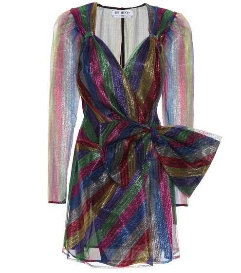 Pat tulle mini wrap dress | The Attico