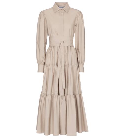 Bergen belted cotton midi dress | Max Mara