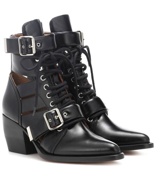 Rylee leather ankle boots | Chloé