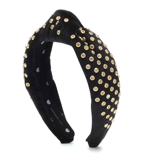 Embellished velvet headband | Lele Sadoughi