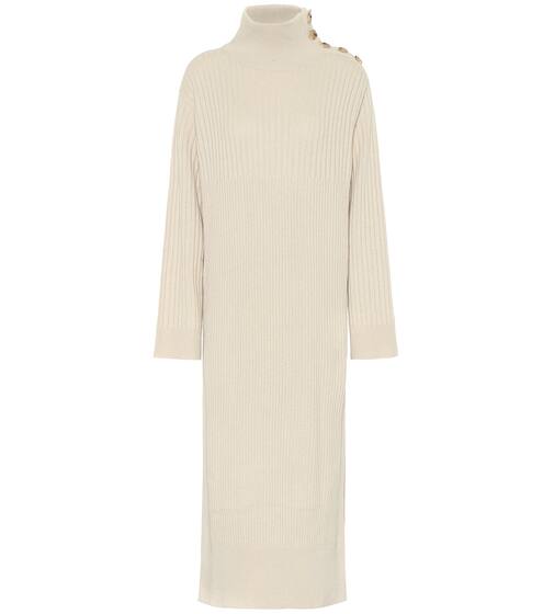 Ribbed wool-blend sweater dress | See By Chloé