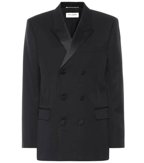Double-breasted wool blazer | Saint Laurent