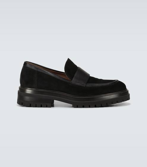 Exklusiv bei Mytheresa – Penny Loafers Paul aus Leder | Gianvito Rossi