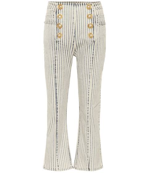 High-rise cropped jeans | Balmain