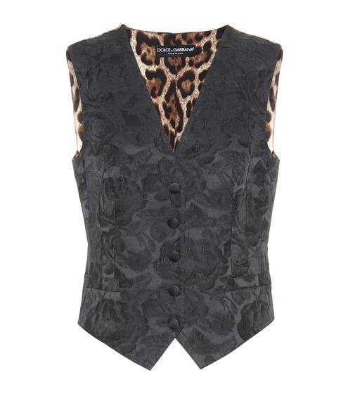 Floral-jacquard vest | Dolce & Gabbana