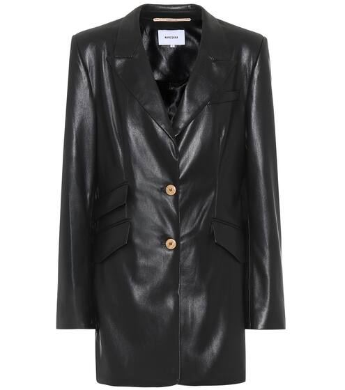 Faux-leather jacket | Nanushka