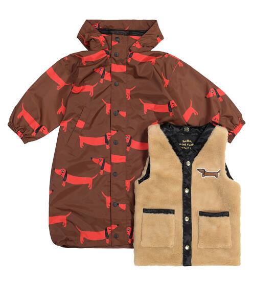 Manteau à capuche et veste sans manches | Mini Rodini