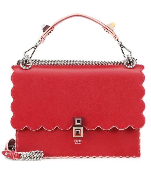 Fendi Bags Women S Designer Handbags Mytheresa Kan I Leather Shoulder Bag Fendi