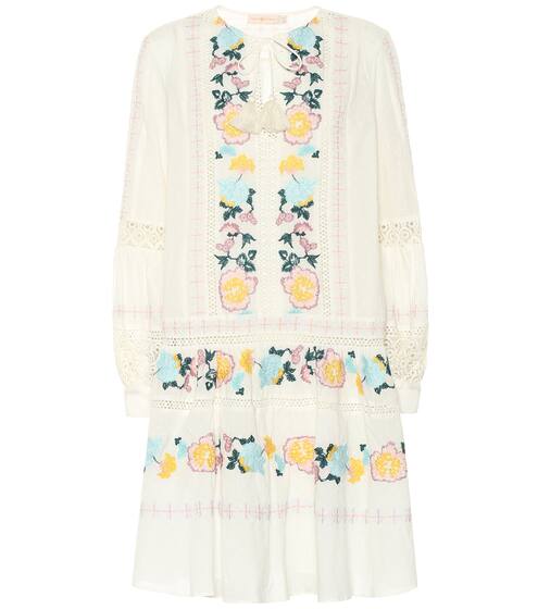 Boho embroidered cotton dress | Tory Burch