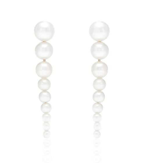 Sienna 14kt gold pearl earrings | Sophie Bille Brahe