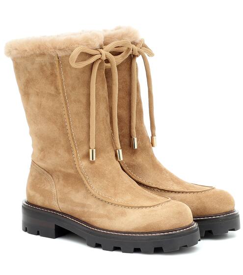 Buffy Flat suede boots | Jimmy Choo