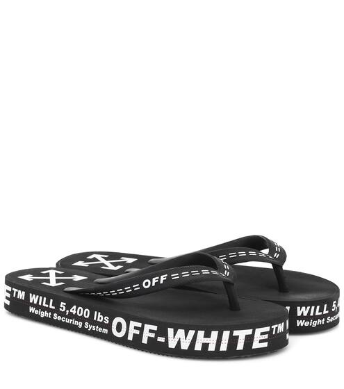 Logo rubber sandals | Off-White