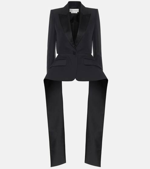 Silk and cotton blazer | Alexander McQueen