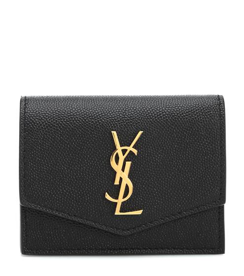Uptown leather card holder | Saint Laurent