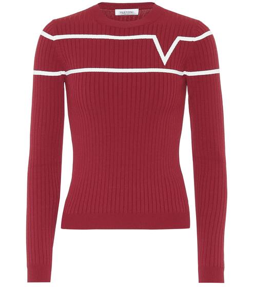 Ribbed-knit sweater | Valentino