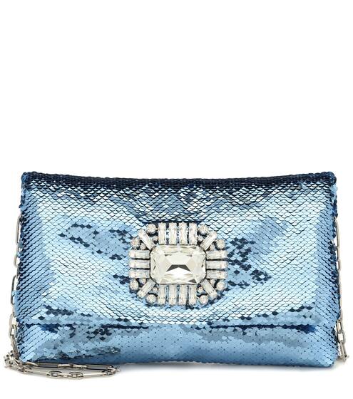 Titania embellished sequined clutch | Jimmy Choo