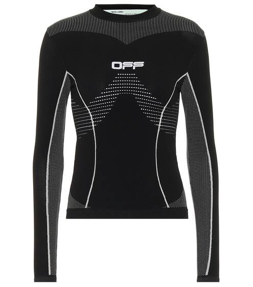 Stretch-jersey top | Off-White