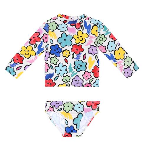 Baby rashguard and bikini bottom set | Stella McCartney Kids