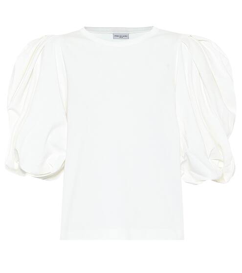 Puff-sleeve cotton top | Dries Van Noten