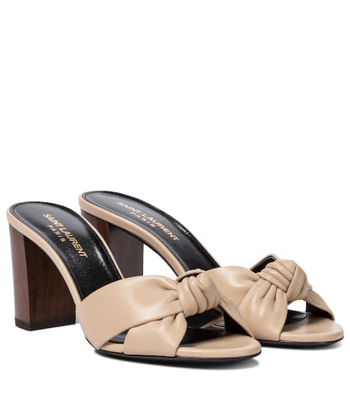 Bianca 75 leather sandals | Saint Laurent