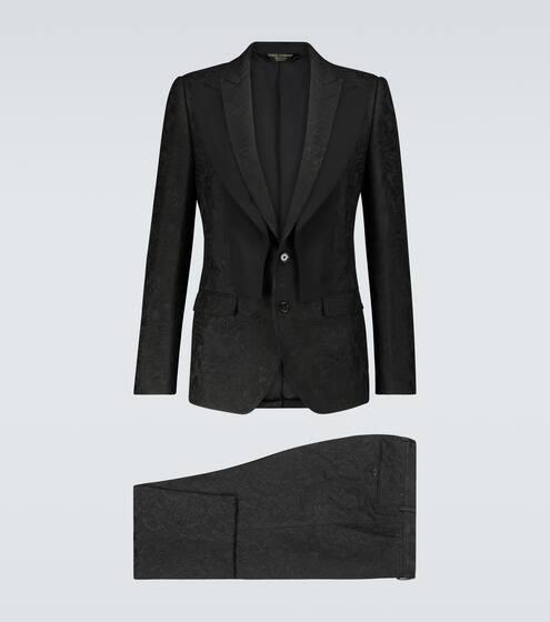 Exclusive to Mytheresa – jacquard single-breasted suit | Dolce & Gabbana