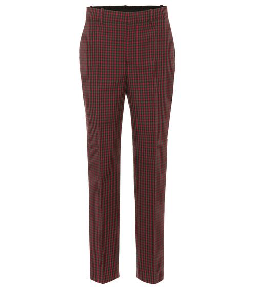 Karierte Hose aus Wolle | Balenciaga