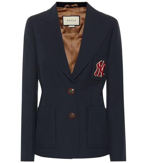 NY Yankees wool and silk blazer | Gucci