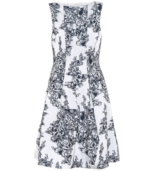Floral fil-coupé dress | Oscar de la Renta