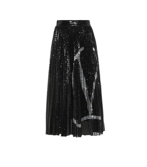 Valentino Midirock VLOGO mit Pailletten | Valentino / Garavani