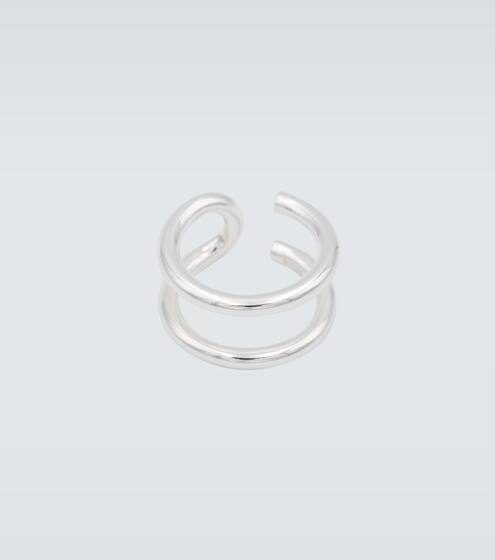 خاتم من الفضة على شكل حرف U | All Blues