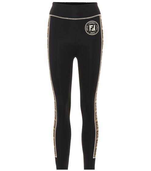 Logo-printed leggings | Fendi