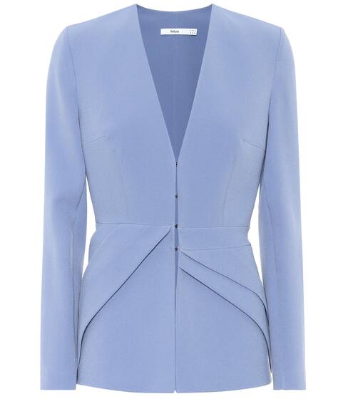 Lyanna crêpe blazer | Safiyaa
