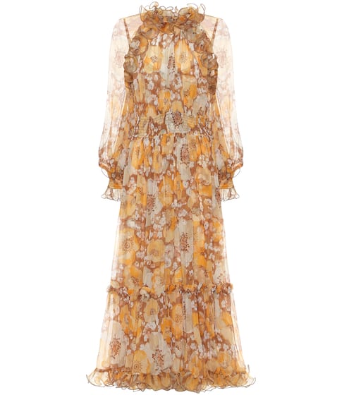 Super Eight ruffled silk maxi dress | Zimmermann