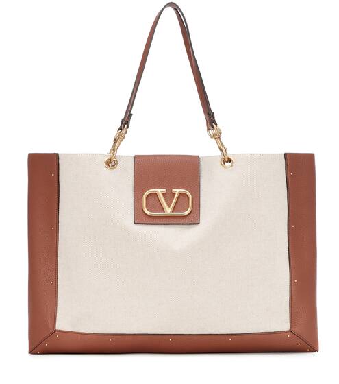 Valentino Garavani City Safari Medium canvas tote | Valentino