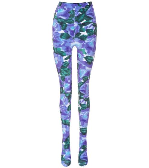 Floral velvet tights | Richard Quinn