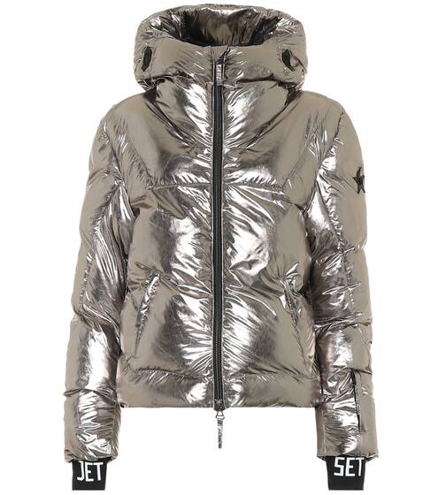 Julia metallic padded ski jacket | Jet Set