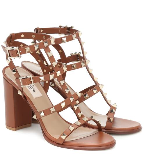 Valentino Garavani Rockstud leather sandals | Valentino