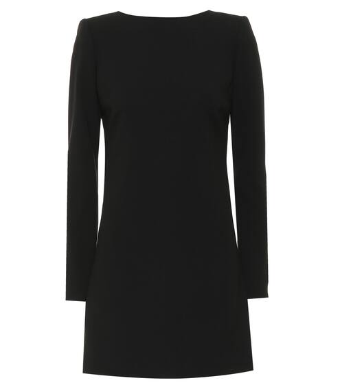 Crêpe minidress | Saint Laurent